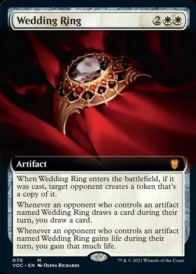 Wedding Ring (Extended) [Innistrad: Crimson Vow Commander] | Nerdhalla Games