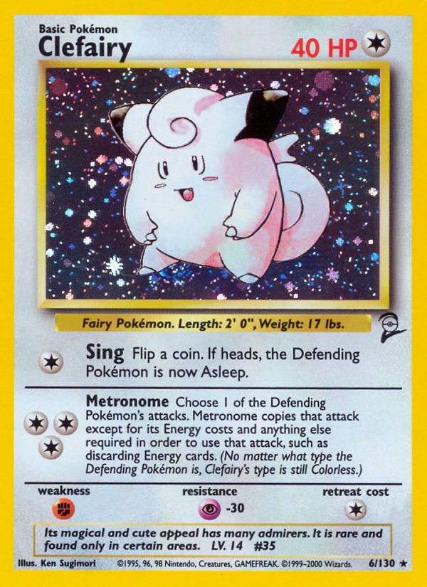 Clefairy (6/130) [Base Set 2] | Nerdhalla Games