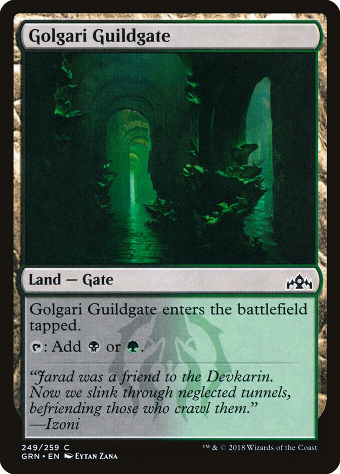 Golgari Guildgate (249/259) [Guilds of Ravnica] | Nerdhalla Games