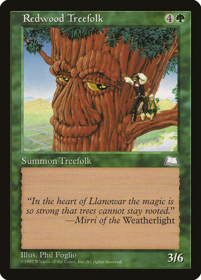 Redwood Treefolk [Weatherlight] | Nerdhalla Games