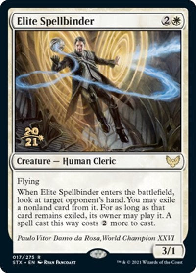 Elite Spellbinder [Strixhaven: School of Mages Prerelease Promos] | Nerdhalla Games