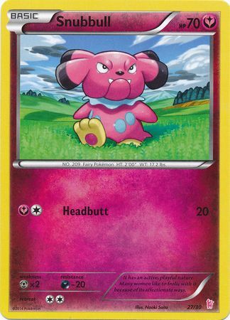 Snubbull (27/30) [XY: Trainer Kit - Sylveon] | Nerdhalla Games