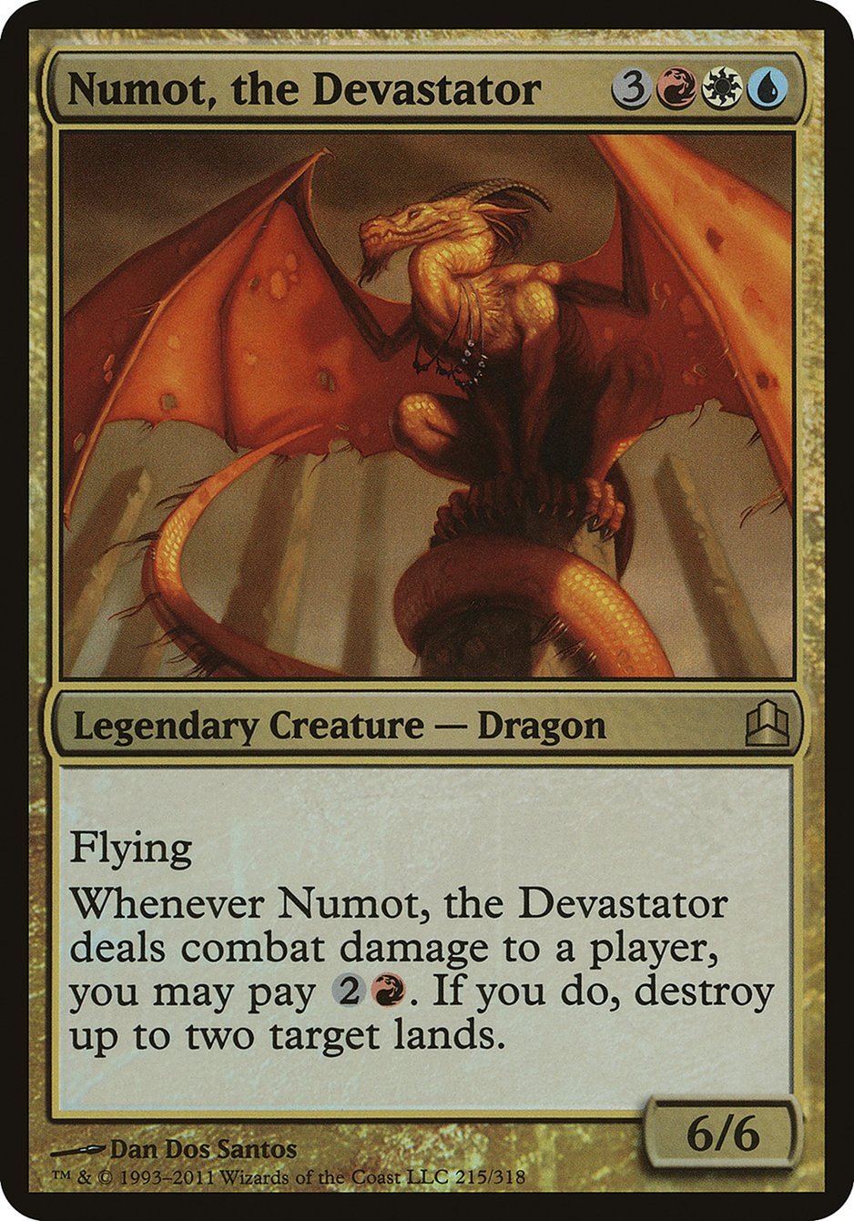 Numot, the Devastator (Oversized) [Commander 2011 Oversized] | Nerdhalla Games