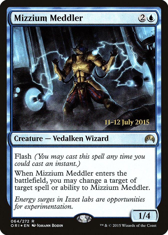 Mizzium Meddler [Magic Origins Prerelease Promos] | Nerdhalla Games