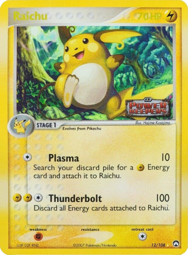 Raichu (12/108) (Stamped) [EX: Power Keepers] | Nerdhalla Games