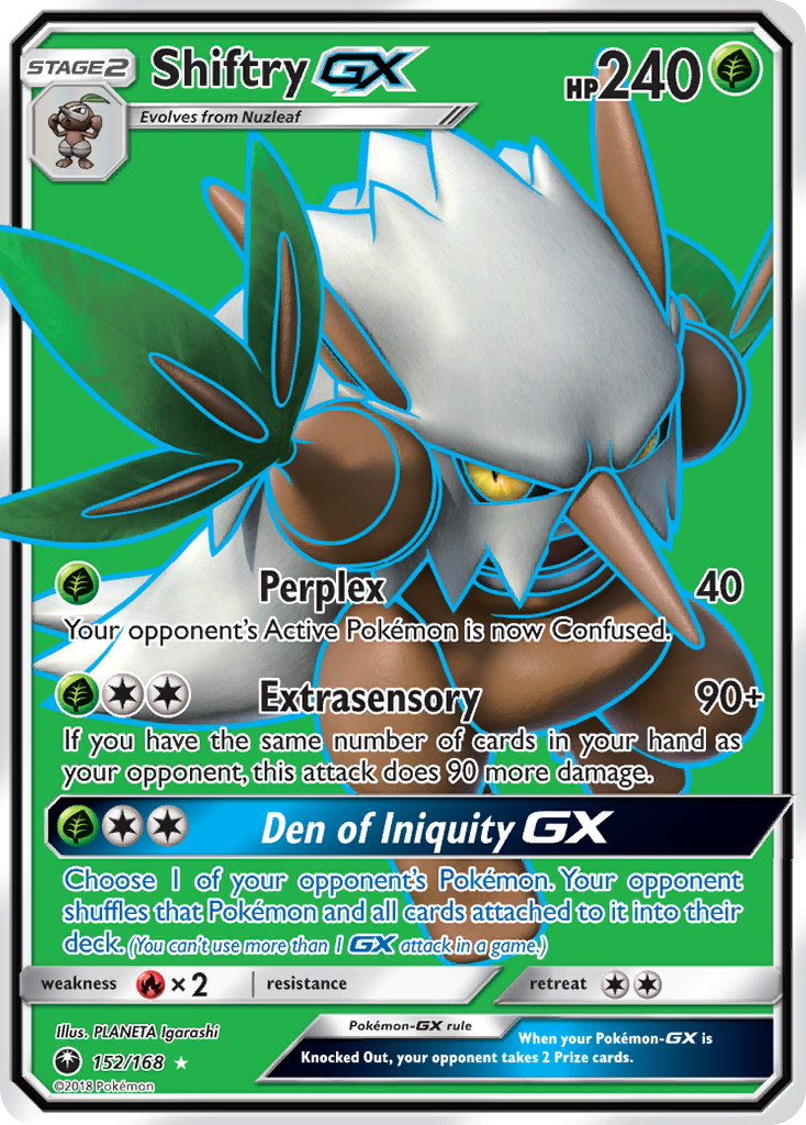 Shiftry GX (152/168) [Sun & Moon: Celestial Storm] | Nerdhalla Games