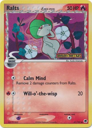 Ralts (61/101) (Delta Species) (Stamped) [EX: Dragon Frontiers] | Nerdhalla Games