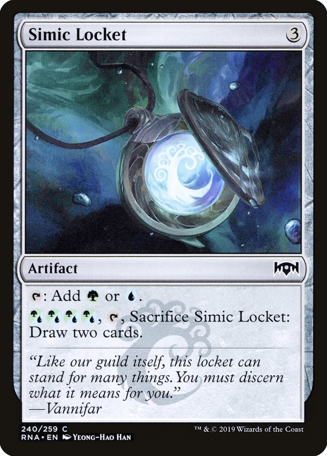 Simic Locket [Ravnica Allegiance] | Nerdhalla Games