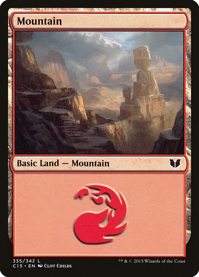 Mountain (335) [Commander 2015] | Nerdhalla Games