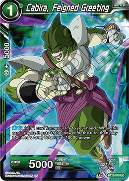 Cabira, Feigned Greeting (Uncommon) [BT13-070] | Nerdhalla Games