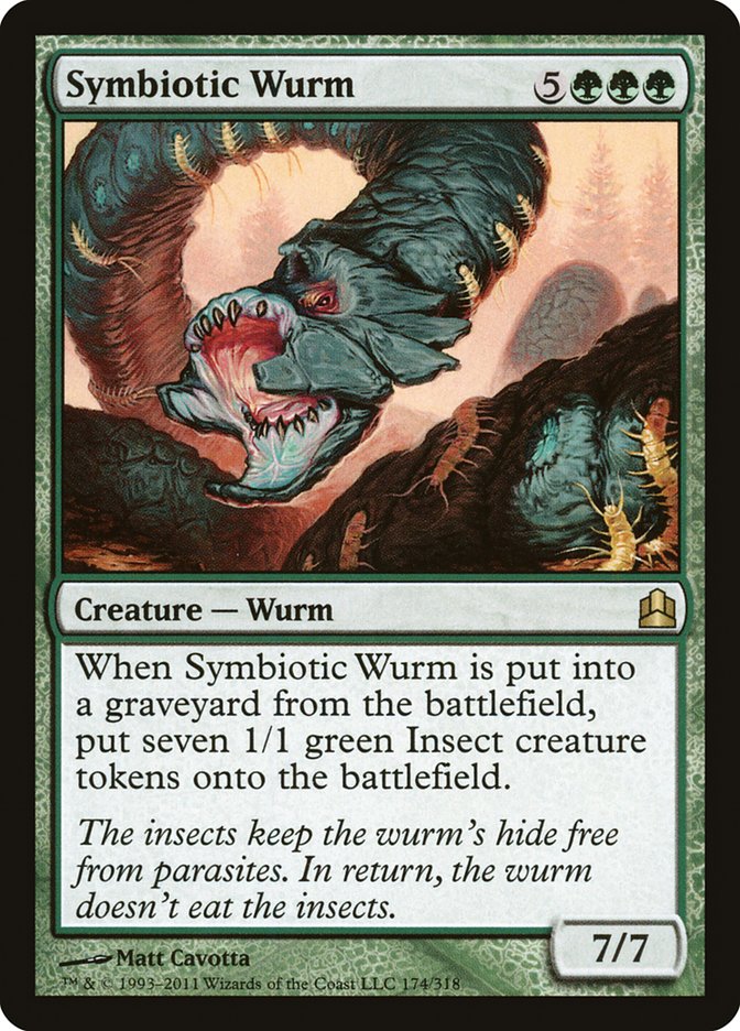 Symbiotic Wurm [Commander 2011] | Nerdhalla Games