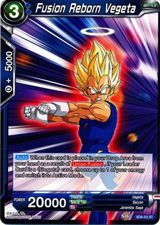 Fusion Reborn Vegeta (Starter Deck - Resurrected Fusion) (SD6-02) [Miraculous Revival] | Nerdhalla Games