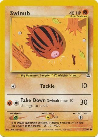 Swinub (57/64) [Neo Revelation Unlimited] | Nerdhalla Games