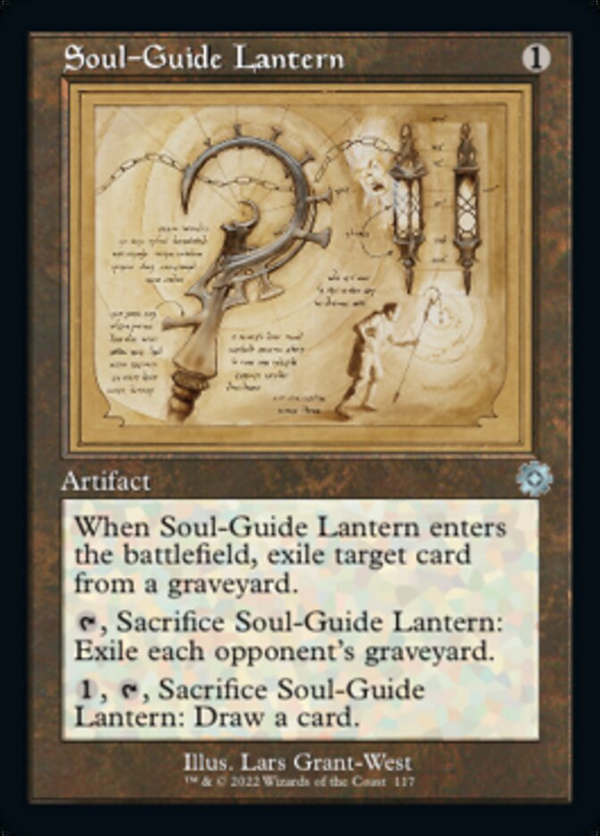 Soul-Guide Lantern (Retro Schematic) [The Brothers' War Retro Artifacts] | Nerdhalla Games