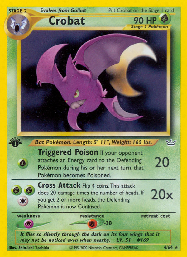 Crobat (4/64) [Neo Revelation 1st Edition] | Nerdhalla Games