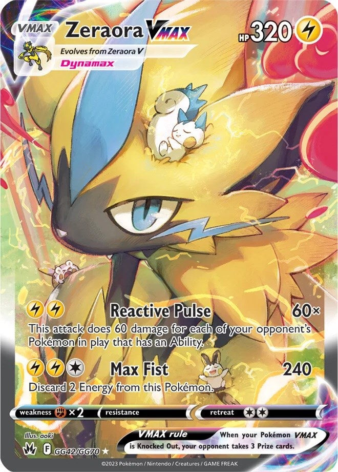 Zeraora VMAX (GG42/GG70) [Sword & Shield: Crown Zenith] | Nerdhalla Games