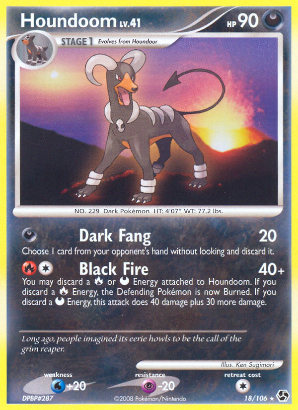 Houndoom (18/106) [Diamond & Pearl: Great Encounters] | Nerdhalla Games