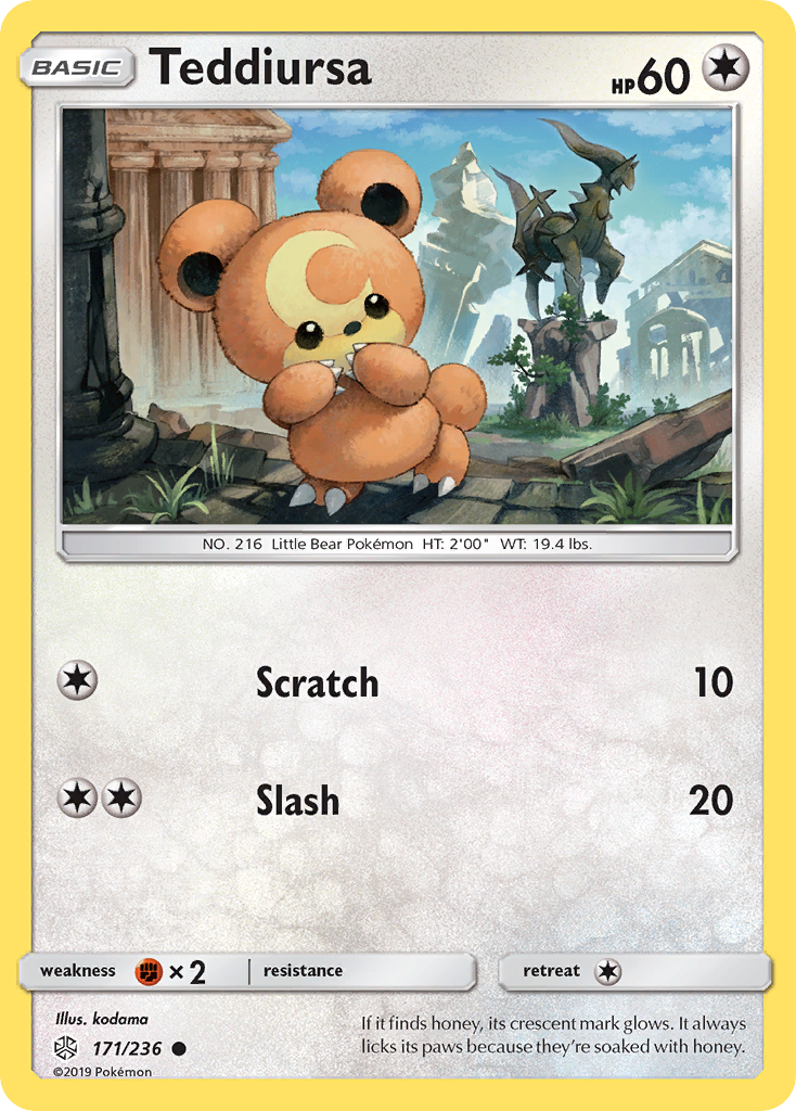 Teddiursa (171/236) [Sun & Moon: Cosmic Eclipse] | Nerdhalla Games