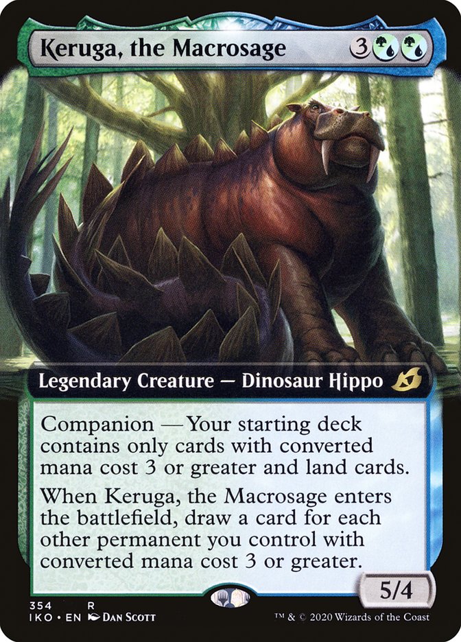 Keruga, the Macrosage (Extended Art) [Ikoria: Lair of Behemoths] | Nerdhalla Games