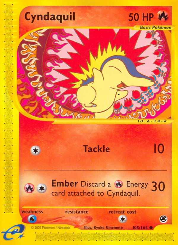 Cyndaquil (105/165) [Expedition: Base Set] | Nerdhalla Games