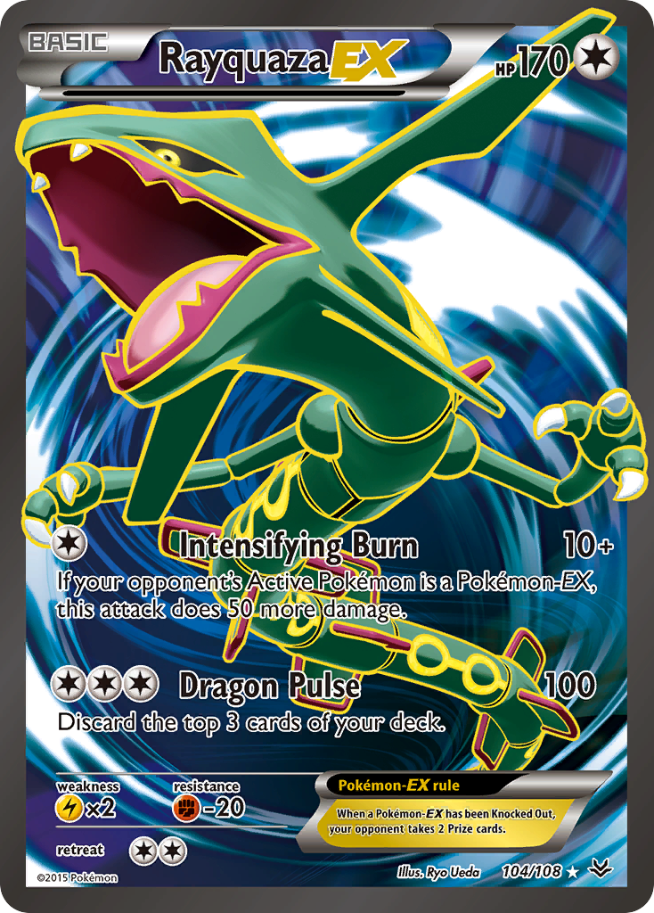 Rayquaza EX (104/108) [XY: Roaring Skies] | Nerdhalla Games