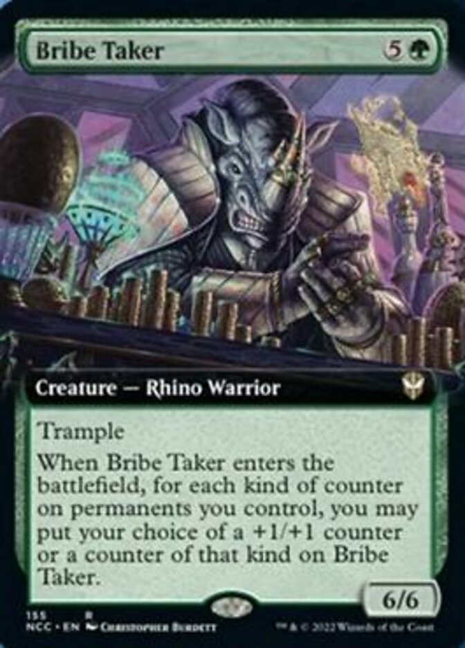 Bribe Taker (Extended Art) [Streets of New Capenna Commander] | Nerdhalla Games