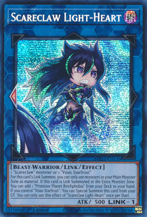 Scareclaw Light-Heart [MP23-EN136] Prismatic Secret Rare | Nerdhalla Games