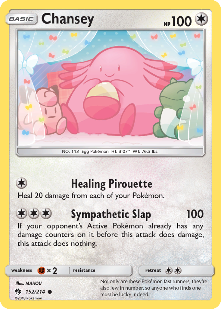 Chansey (152/214) [Sun & Moon: Lost Thunder] | Nerdhalla Games