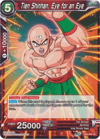 Tien Shinhan, Eye for an Eye [DB3-006] | Nerdhalla Games