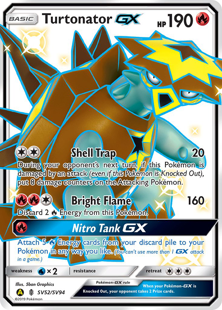 Turtonator GX (SV52/SV94) [Sun & Moon: Hidden Fates - Shiny Vault] | Nerdhalla Games