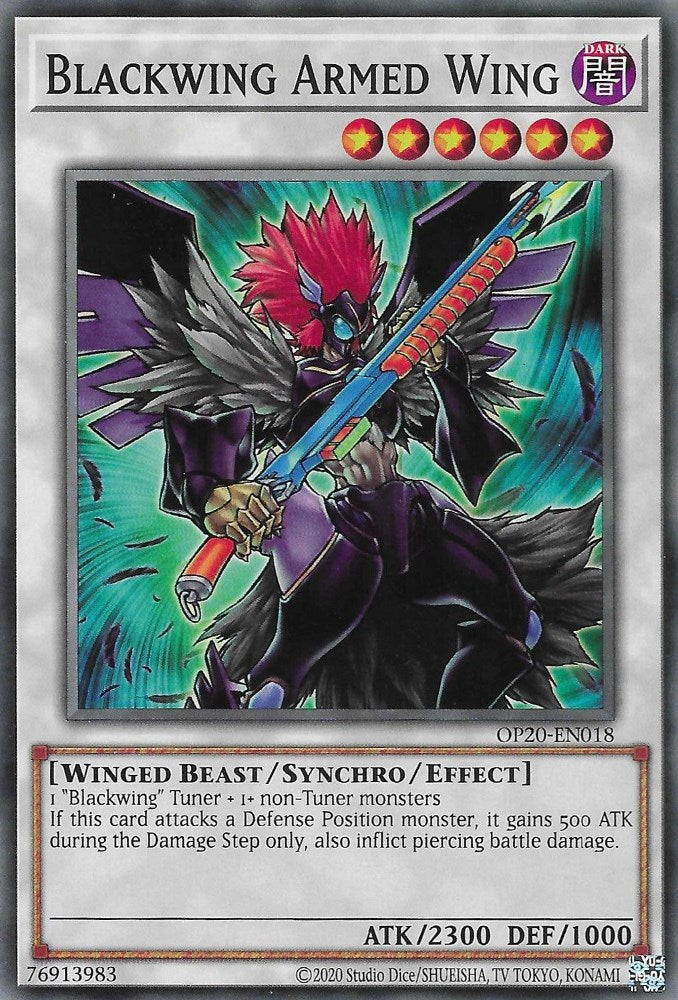 Blackwing Armed Wing [OP20-EN018] Common | Nerdhalla Games