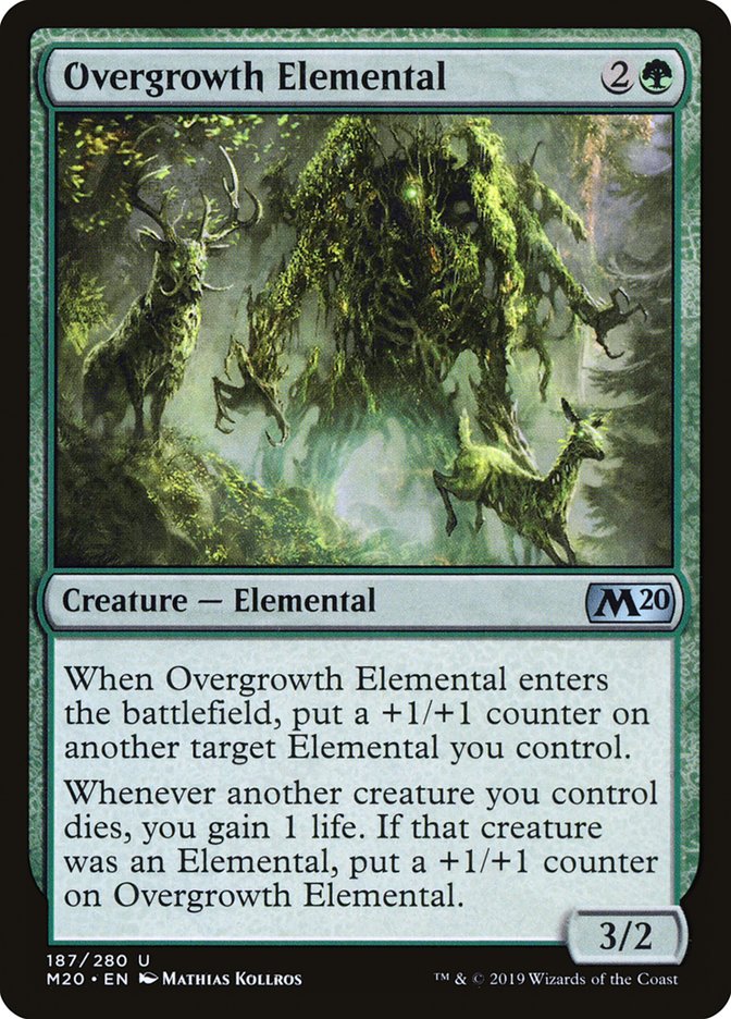 Overgrowth Elemental [Core Set 2020] | Nerdhalla Games