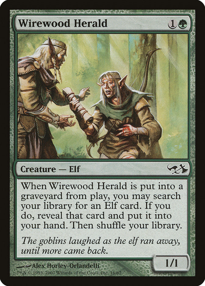 Wirewood Herald [Duel Decks: Elves vs. Goblins] | Nerdhalla Games