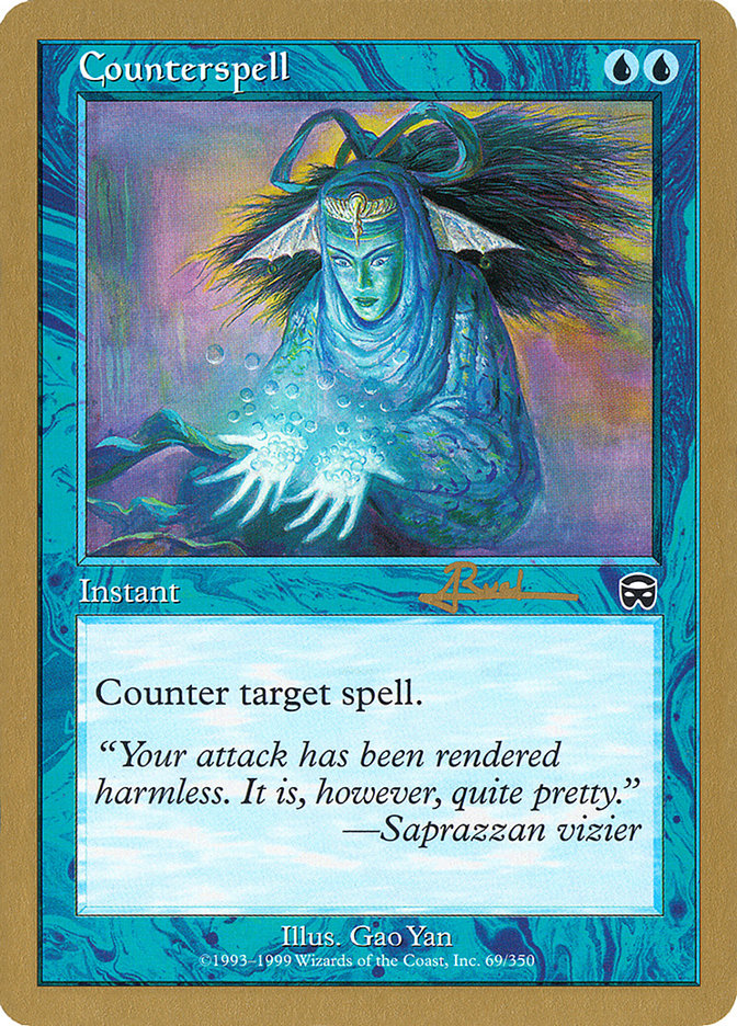 Counterspell (Antoine Ruel) (MMQ) [World Championship Decks 2001] | Nerdhalla Games