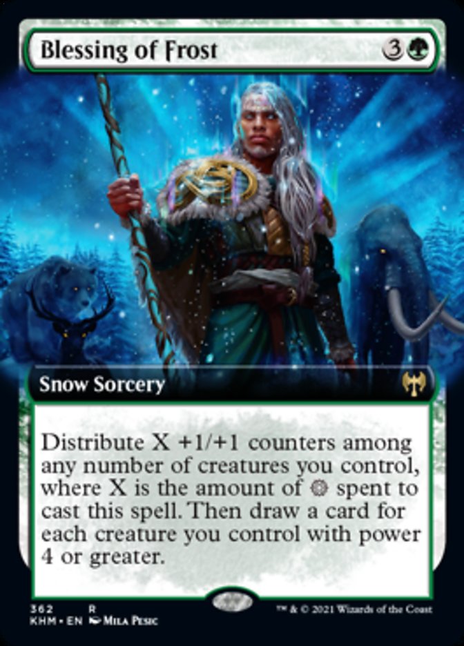 Blessing of Frost (Extended Art) [Kaldheim] | Nerdhalla Games