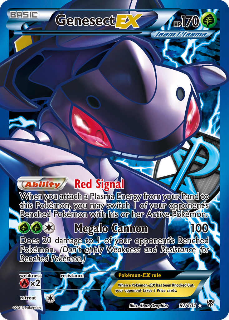 Genesect EX (97/101) [Black & White: Plasma Blast] | Nerdhalla Games