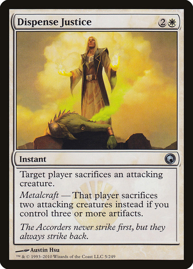 Dispense Justice [Scars of Mirrodin] | Nerdhalla Games