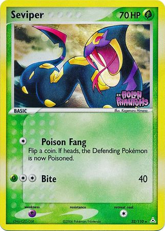 Seviper (32/110) (Stamped) [EX: Holon Phantoms] | Nerdhalla Games