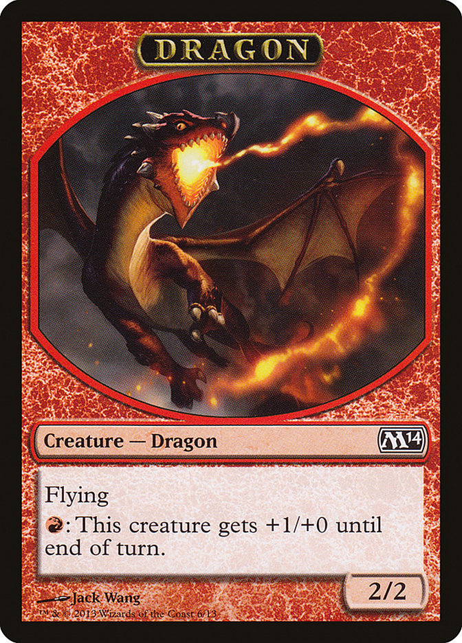 Dragon [Magic 2014 Tokens] | Nerdhalla Games