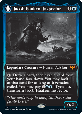 Jacob Hauken, Inspector // Hauken's Insight [Innistrad: Double Feature] | Nerdhalla Games