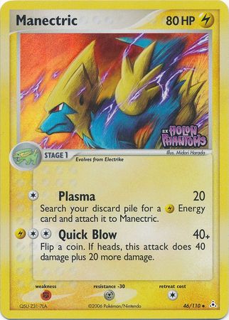 Manectric (46/110) (Stamped) [EX: Holon Phantoms] | Nerdhalla Games