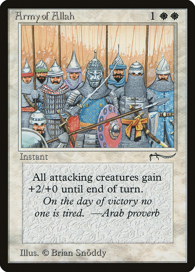 Army of Allah (Light Mana Cost) [Arabian Nights] | Nerdhalla Games