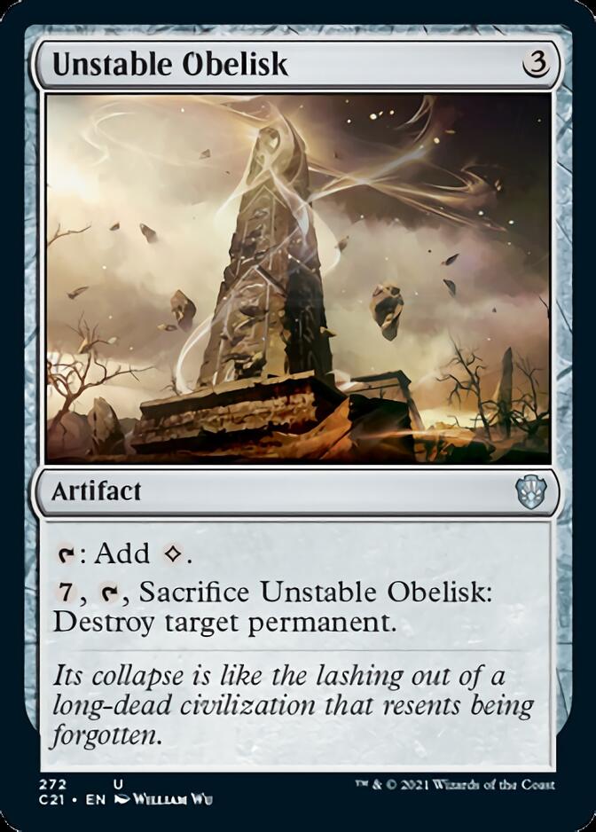 Unstable Obelisk [Commander 2021] | Nerdhalla Games