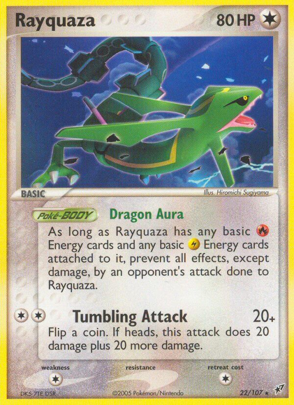 Rayquaza (22/107) (Theme Deck Exclusive) [EX: Deoxys] | Nerdhalla Games