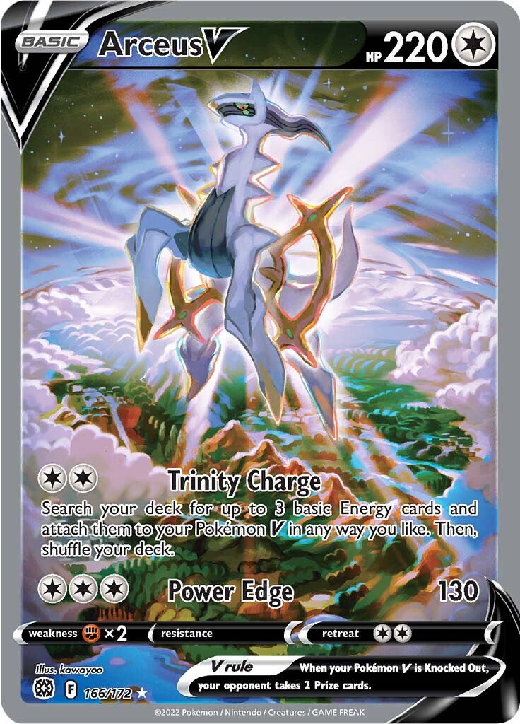 Arceus V (166/172) [Sword & Shield: Brilliant Stars] | Nerdhalla Games