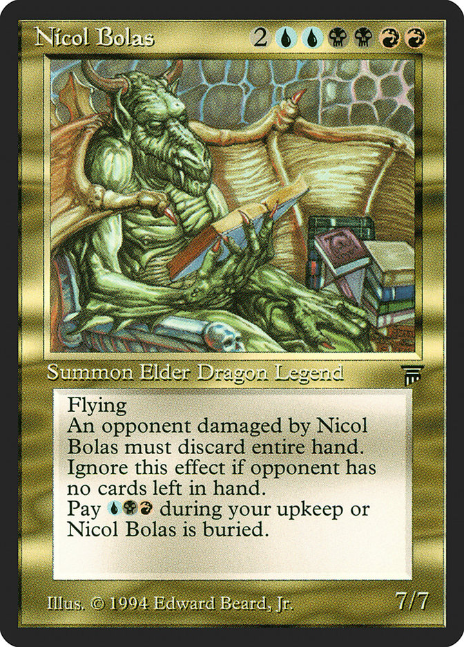 Nicol Bolas [Legends] | Nerdhalla Games