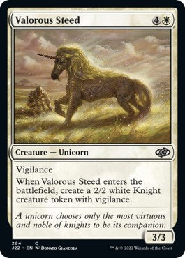 Valorous Steed [Jumpstart 2022] | Nerdhalla Games