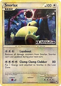 Snorlax (33/95) (Staff Prerelease Promo) [Nintendo: Black Star Promos] | Nerdhalla Games