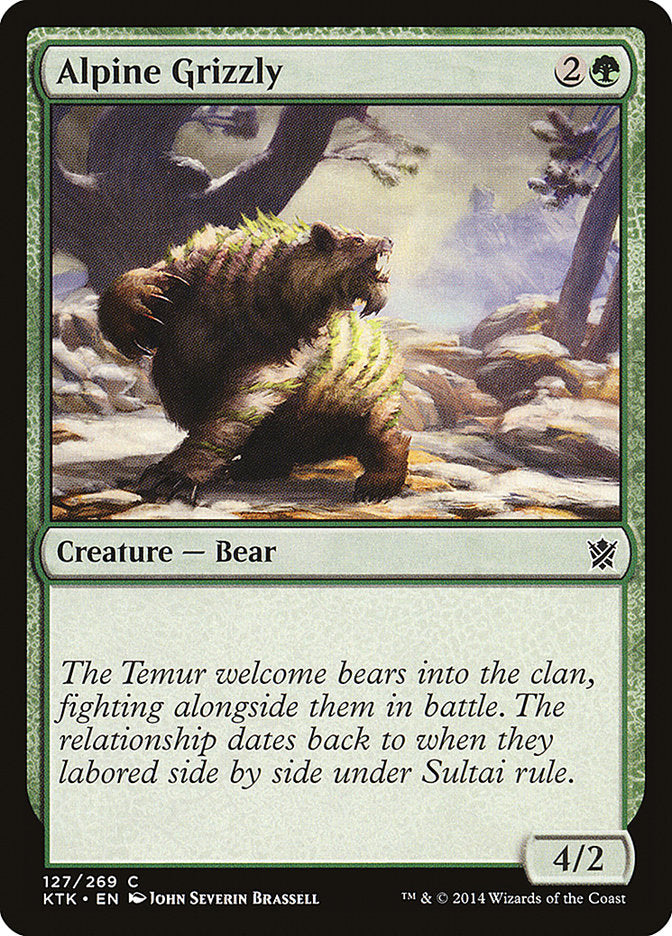 Alpine Grizzly [Khans of Tarkir] | Nerdhalla Games