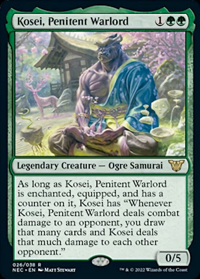 Kosei, Penitent Warlord [Kamigawa: Neon Dynasty Commander] | Nerdhalla Games